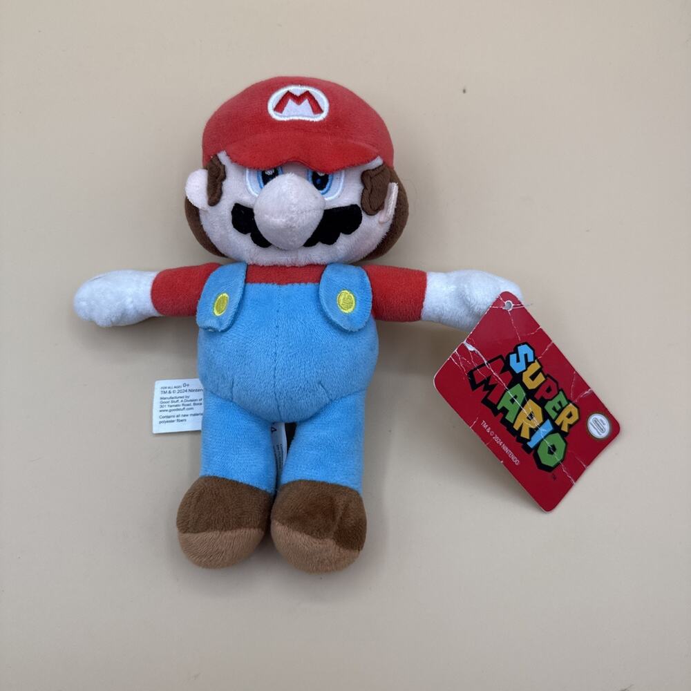 Super Mario Plushie Nintendo Tags Attached Good Stuff Collectible 2025